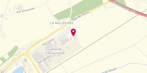 Plan de Etablissements Oudin, Rue Marie Curie, 37130 Langeais