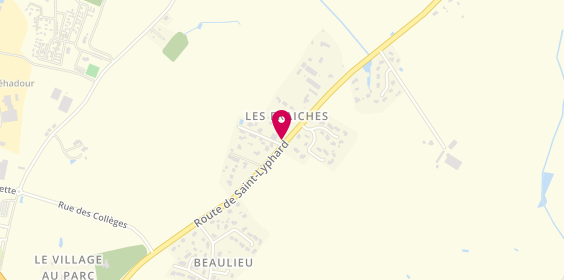 Plan de BCBL les ateliers guerandais, 855 Route de Saint-Lyphard, 44350 Guérande