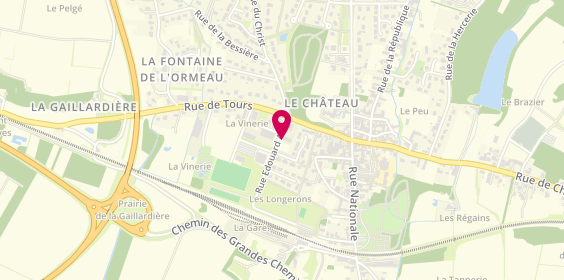 Plan de L'Atelier LUCAS Romain, 3 Rue Edouard André, 37150 La Croix-en-Touraine