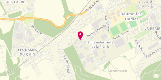 Plan de Vd Menuiserie, 4 Rue des Jonquilles, 25110 Baume-les-Dames