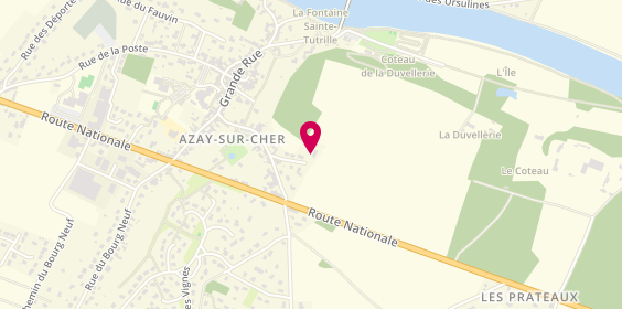 Plan de Auger Menuiserie Solutions Interieures Exterieures, 3 Allée du Bastereau, 37270 Azay-sur-Cher