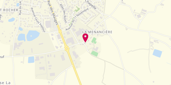 Plan de O.G Menuisier Agenceur, 12 Rue de la Guimoniere, 49620 Mauges-sur-Loire