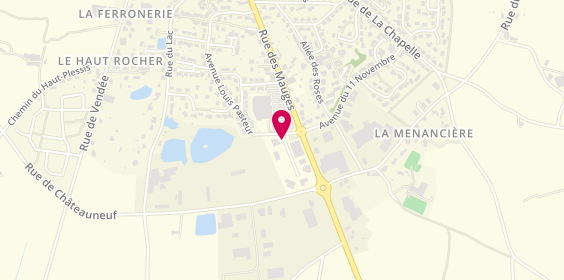 Plan de Lb Menuiseries, La Pommeraye 2 Allée Jean Monnet, 49620 Mauges-sur-Loire