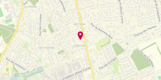 Plan de Quetin Entreprise, 41 Rue Claies, 37550 Saint-Avertin