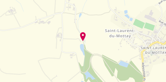 Plan de Menuiserie Thareaut, Saint Laurent du Mottay Route Pommeraye, 49410 Mauges-sur-Loire