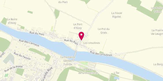 Plan de Csd Menuiserie, 1 Route de la Gare, 37270 Azay-sur-Cher