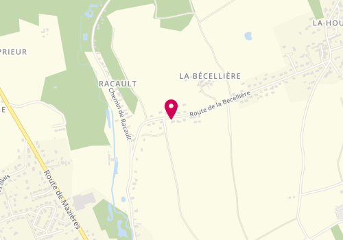 Plan de Menuiserie Peltier, 79 Route de la Becellière, 37130 Cinq-Mars-la-Pile