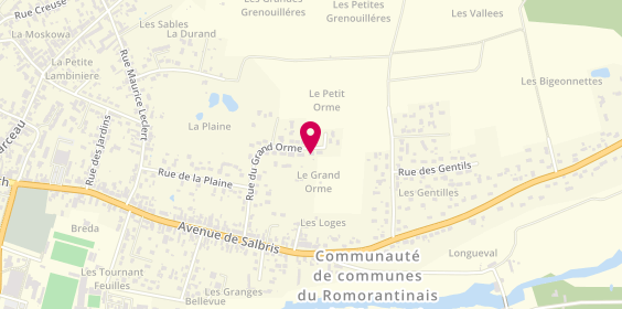 Plan de Menuiserie Genuit, 39 Rue du Grand Orme, 41200 Romorantin-Lanthenay