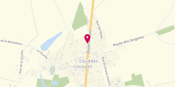 Plan de La Menuiserie Couddoise, 306 Route Blois, 41700 Couddes