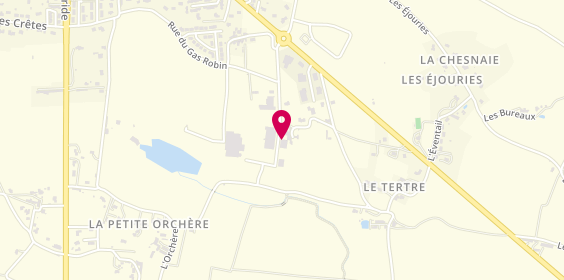 Plan de Etablissements Gallard Philippe, Zone Industrielle Daudet, 49570 Mauges-sur-Loire