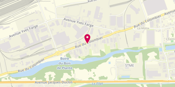 Plan de Entreprise Brisset, 37 Rue Colombier, 37700 Saint-Pierre-des-Corps