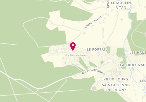 Plan de FP Bois Concept, 8 allée de la Foucaudière, 37230 Saint-Étienne-de-Chigny