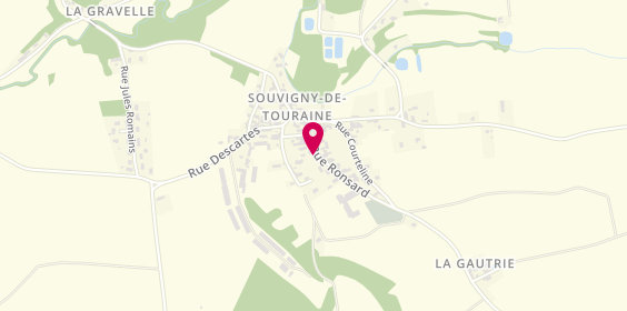 Plan de Esprit Copeaux, 26 Rue Pierre de Ronsard, 37530 Souvigny-de-Touraine