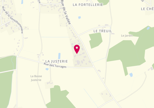 Plan de Menuiserie Huard, Zone Artisanale Les Terrages, 37390 Saint-Roch