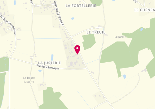 Plan de Menuiserie julien, Zone Artisanale Les Terrages
0 Rue de la Vallée, 37390 Saint-Roch