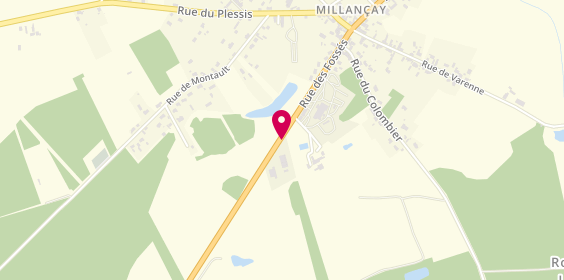 Plan de Aigret Menuiseries, Route de Romorantin, 41200 Millançay