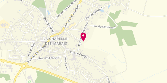 Plan de A&R Menuiserie, 18 Rue des Trelonnees, 44410 La Chapelle-des-Marais