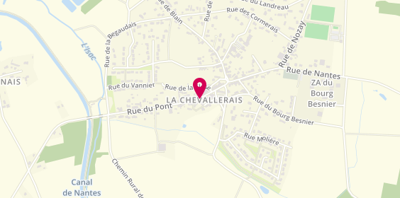 Plan de Jocelyn Danard, Lavaud, 44810 La Chevallerais