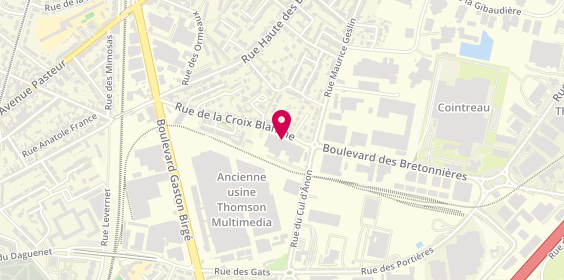 Plan de Atelier Richet, 82 Rue de la Croix Blanche, 49100 Angers