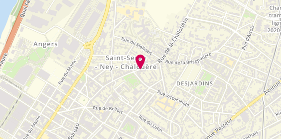 Plan de Bricolerie Services, 58 Rue Chalouère, Bis, 49100 Angers