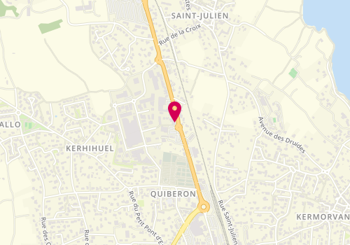 Plan de Pro-Fermetures, 23 avenue du Général de Gaulle, 56170 Quiberon