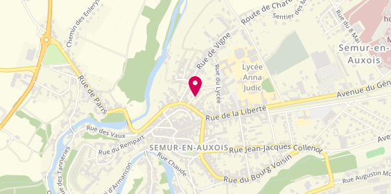 Plan de Make'n Scie, 4 Rue des Saintes-Marie, 21140 Semur-en-Auxois