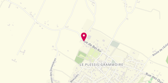 Plan de Arnaud Grignon Menuiserie, 5 Bis Rue Bel Air, 49124 Le Plessis-Grammoire
