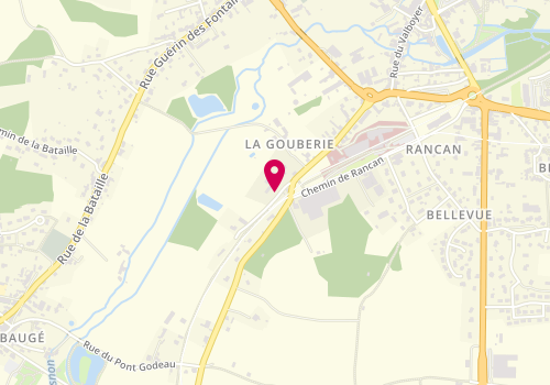 Plan de Beaufils et Chevé, La Gouberie, 49150 Baugé-en-Anjou