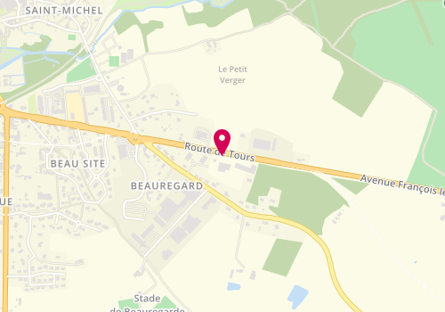 Plan de SARL Boureau Père et Fils, Route Tours, 49150 Baugé-en-Anjou