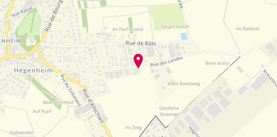 Plan de Pungillo, 32 Rue des Landes, 68220 Hégenheim