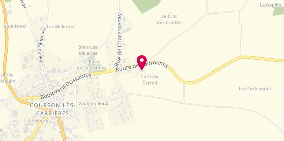Plan de Menuiserie Ebenisterie Beaujour - Menuis, 10 Route de Fouronnes, 89560 Courson-les-Carrières
