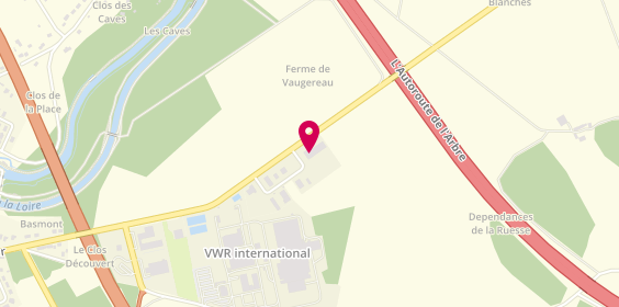 Plan de Claude Danne et Fils Menuisier Fabricant, zone industrielle de Vaugereau Route d'Ouzouer Sur Trézée, 45250 Briare