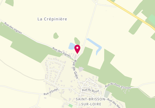 Plan de Etablissements Bourgoin, 49 Rue Gien, 45500 Saint-Brisson-sur-Loire