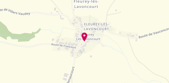 Plan de Mougin Frères, Rue Scierie, 70120 Fleurey-lès-Lavoncourt