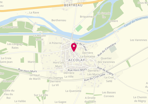 Plan de Michot Sylvain, 9 Rue de Reigny, 89460 Deux Rivières