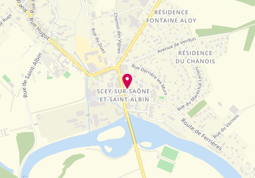 Plan de Societe d'Exploitation des Menuiseries Rodeschini, 5 Rue Mecorne, 70360 Scey-sur-Saône-et-Saint-Albin