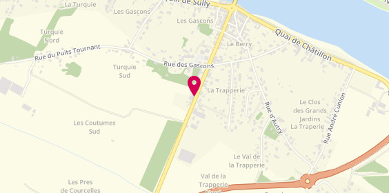 Plan de Drouet et Fils, 46 Route de Bourges, 45500 Poilly-lez-Gien