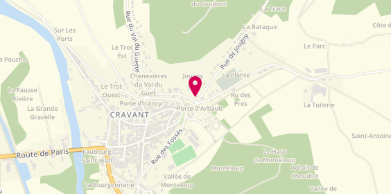Plan de L'Atelier Bois Menuiserie, Rue de Jougny, 89460 Cravant