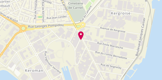 Plan de M.A.P, Rue Chalutier Les 2 Anges 2, 56100 Lorient