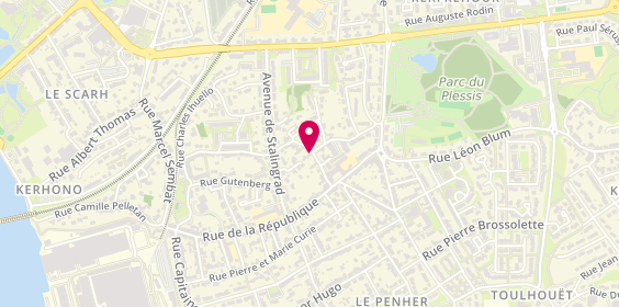 Plan de JACQUES Stéphane, 13 Rue Louis Bardouil, 56600 Lanester