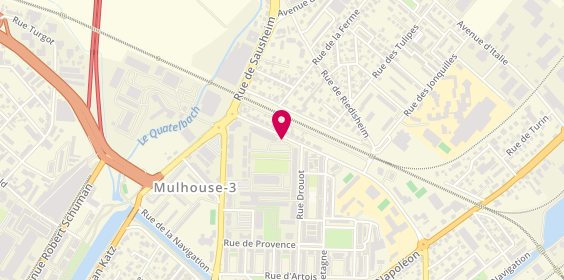 Plan de Menuiserie Laurent, 2 Rue Flandres, 68100 Mulhouse