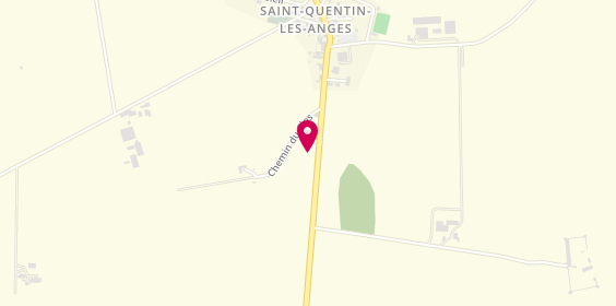 Plan de Dp Menuiserie, Zone Artisanale 
Route de Segré, 53400 Saint-Quentin-les-Anges