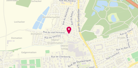 Plan de PIAI Marco, 9 Rue du Vieil Armand, 68260 Kingersheim