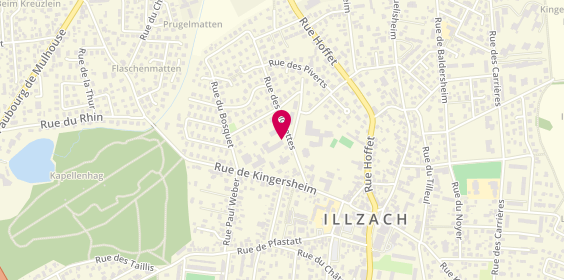 Plan de Kleinhenny Pierre SAS, 13 Rue des Alouettes, 68110 Illzach