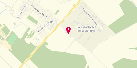 Plan de MD E. Klein, 457 Rue du Val d'Ardoux Zone Artisanale de la Metairie, 45370 Dry