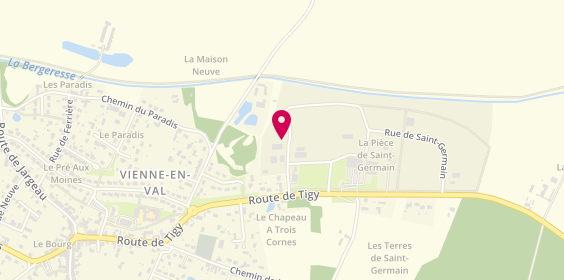 Plan de Menuiserie Touzeau, Zone Artisanale Saint Germain, 45510 Vienne-en-Val