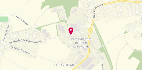 Plan de CHARUEL Agencement, Atelier Zone Artisanale de la Paviotaie, 56140 Saint-Marcel