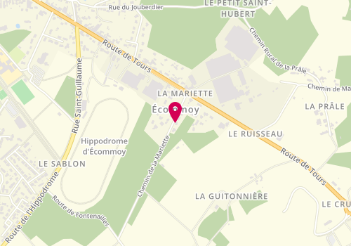 Plan de L M Pose, Lieu Dit la Mariette Route Tours, 72220 Écommoy
