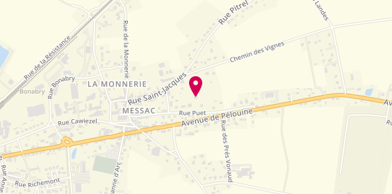 Plan de Menuiserie Niqueux, 30 Rue Puet, 35480 Guipry-Messac