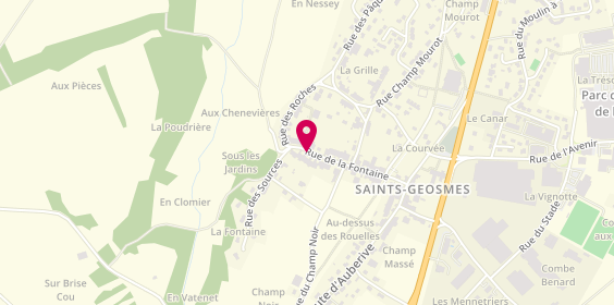 Plan de DUPUY Sébastien, 31 Rue de la Fontaine, 52200 Saints-Geosmes